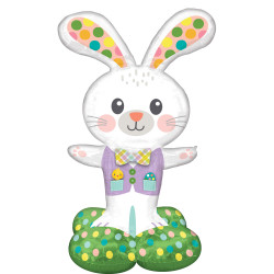 SPOTTED EASTER BUNNY P70 AIRLOONZ PKT (29" X 46")