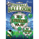 NO.1 FOOTBALL FAN GREEN & WHITE FOOTBALL 18" ROUND PKT
