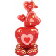 STACKING HEARTS P70 AIRLOONZ PKT (25" X 55")