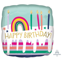 FROSTED CUPCAKE HAPPY BIRTHDAY STANDARD S40 PKT