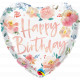 WATERCOLOUR ROSES BIRTHDAY 18" PKT IF