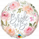 WATERCOLOUR ROSES BRIDE TO BE 18" PKT IF