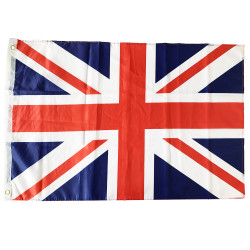 GB - RED, WHITE & BLUE FLAG 1.5M x 90cm