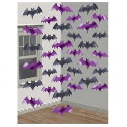 BAT STRING DECORATIONS 2.1M (CONTAINS 6 STRINGS)