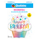 OMBRE CUPCAKE BIRTHDAY 31" SHAPE GROUP B PKT YTE