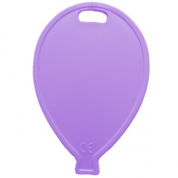 LILAC BALLOON SHAPE PLASTIC WEIGHT 100CT SALE