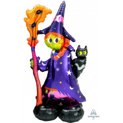 SCARY WITCH P70 AIRLOONZ PKT (24" X 55") SALE