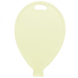 IVORY BALLOON SHAPE PLASTIC WEIGHT 100CT SALE