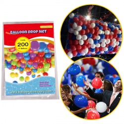 200 BALLOON DROP NET (HOLDS 200 9" BALLOONS)
