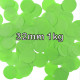 LIME GREEN 32MM ROUND PAPER CONFETTI 1KG