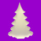 CHRISTMAS TREE MOSAIC BALLOON FRAME (120cm)