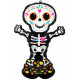 DAY OF THE DEAD STANDING SKELETON P70 AIRLOONZ PKT (35" X 52")