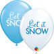 SIMPLY LET IT SNOW 11" ROBIN'S EGG BLUE & WHITE 25CT LAC (LIMITED STOCK) SALE