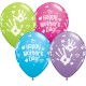 HANDPRINTS MOTHER'S DAY 11" ROBIN'S EGG BLUE, WILD BERRY, SPRING LILAC & LIME GREEN (25CT) YGX (LIMITED STOCK) SALE