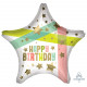 GOLD STARS & COLOURS HAPPY BIRTHDAY STANDARD S40 PKT (LIMITED STOCK) SALE