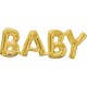 BABY GOLD PHRASE SHAPE S55 PKT (26" x 9") (LIMITED STOCK) SALE