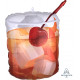 OLD FASHIONED DRINK SHAPE P35 PKT (18" x 23")