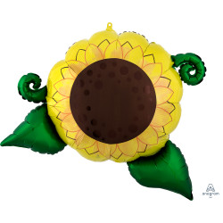 SUNFLOWER SATIN INFUSED SHAPE P35 PKT (30"x26") (LIMITED STOCK) SALE