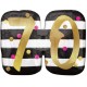 PINK & GOLD 70 BIRTHDAY SHAPE P40 PKT (25" x 20") (LIMITED STOCK) SALE