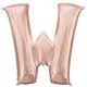 ROSE GOLD LETTER W SHAPE P50 PKT (28" x 33") (LIMITED STOCK) SALE