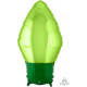 GREEN LIGHT BULB STANDARD SHAPE S50 PKT (11" x 22")