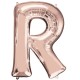 ROSE GOLD LETTER R SHAPE P50 PKT (23" x 32") (LIMITED STOCK) SALE