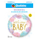 WATERCOLOUR WELCOME BABY 18" PKT IF