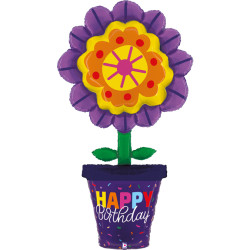 BOLD BLOOM HAPPY BIRTHDAY GRABO 63" SPECIAL DELIVERY SHAPE PKT (PRE ORDER)