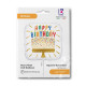 CANDLES BIRTHDAY CAKE HAPPY BIRTHDAY 18" PKT