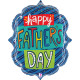 CONFETTI FRAME HAPPY FATHER'S DAY GRABO 27" SHAPE F PKT (PRE ORDER)