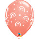 BOHO RAINBOWS HAPPY BIRTHDAY 11" SPRING LILAC, CARIBBEAN BLUE, ROSE & CORAL (25CT) YGX