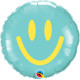SMILES YELLOW & CARIBBEAN BLUE 9" AIR-FILLED FLAT HI