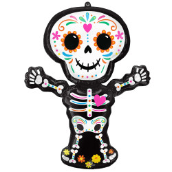DAY OF THE DEAD STANDING SHAPE P35 PKT (26" X 34")
