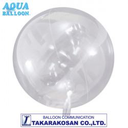 AQUA BALLOON 470mm CLEAR (INFLATES UP TO 800mm)