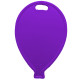 PURPLE BALLOON SHAPE PLASTIC WEIGHT 100CT (7.2g) SALE