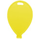 YELLOW BALLOON SHAPE PLASTIC WEIGHT 100CT (7.2g) SALE