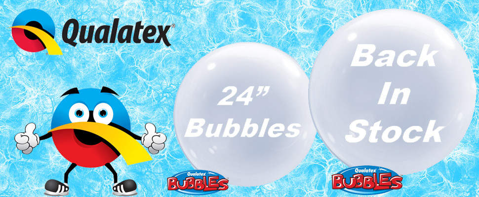 Qualatex 24" Deco Bubbles Back In Stock